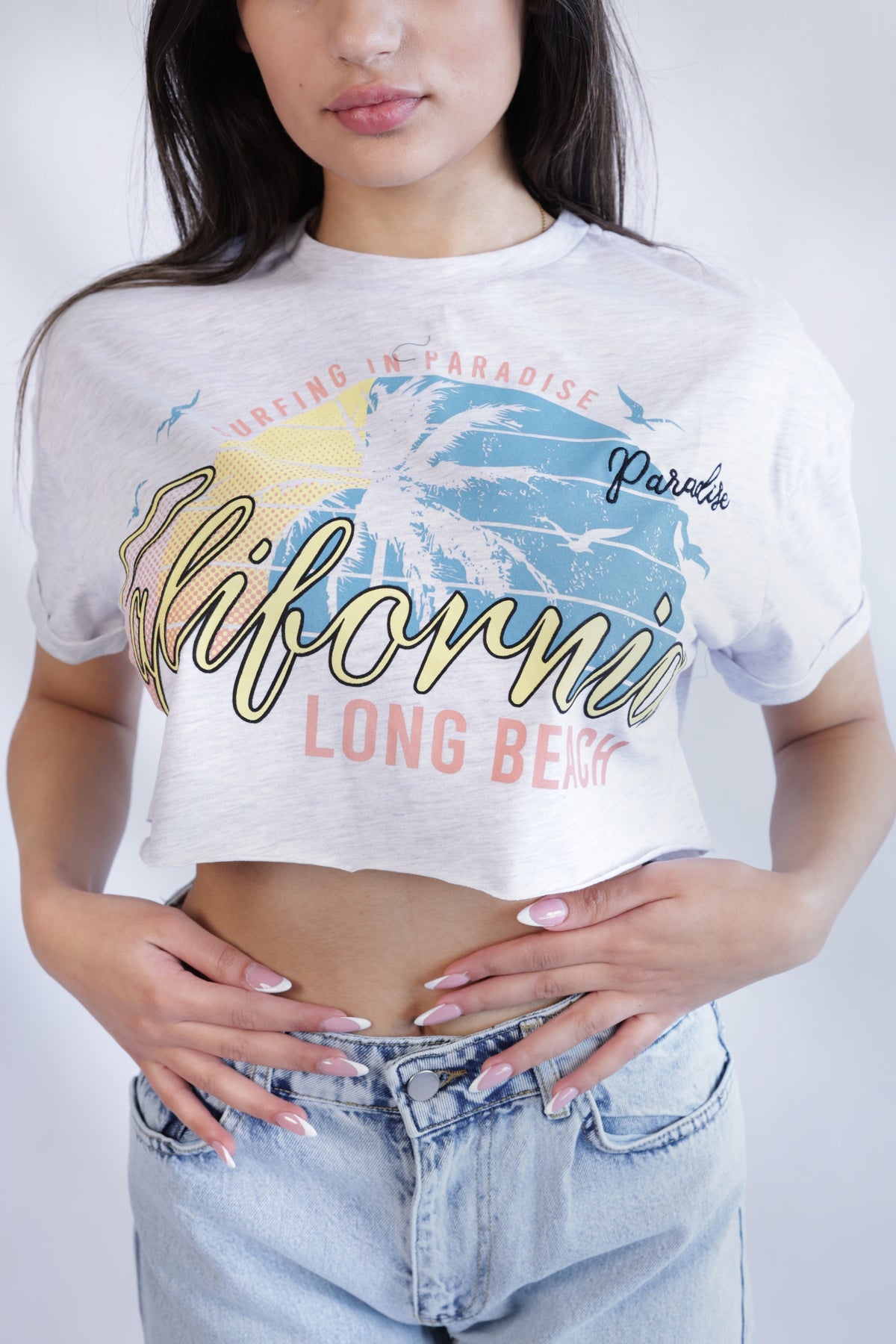 California cropped T-shirt