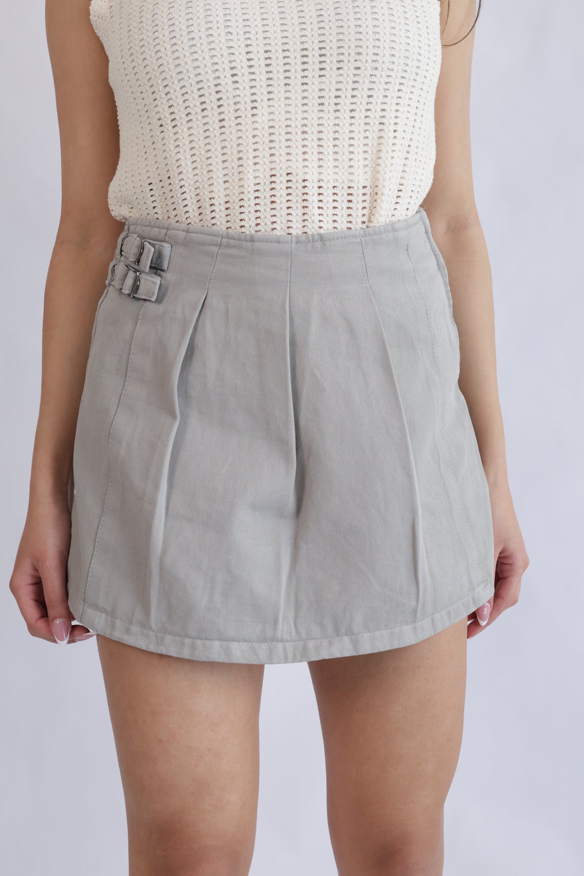 Pleated skort