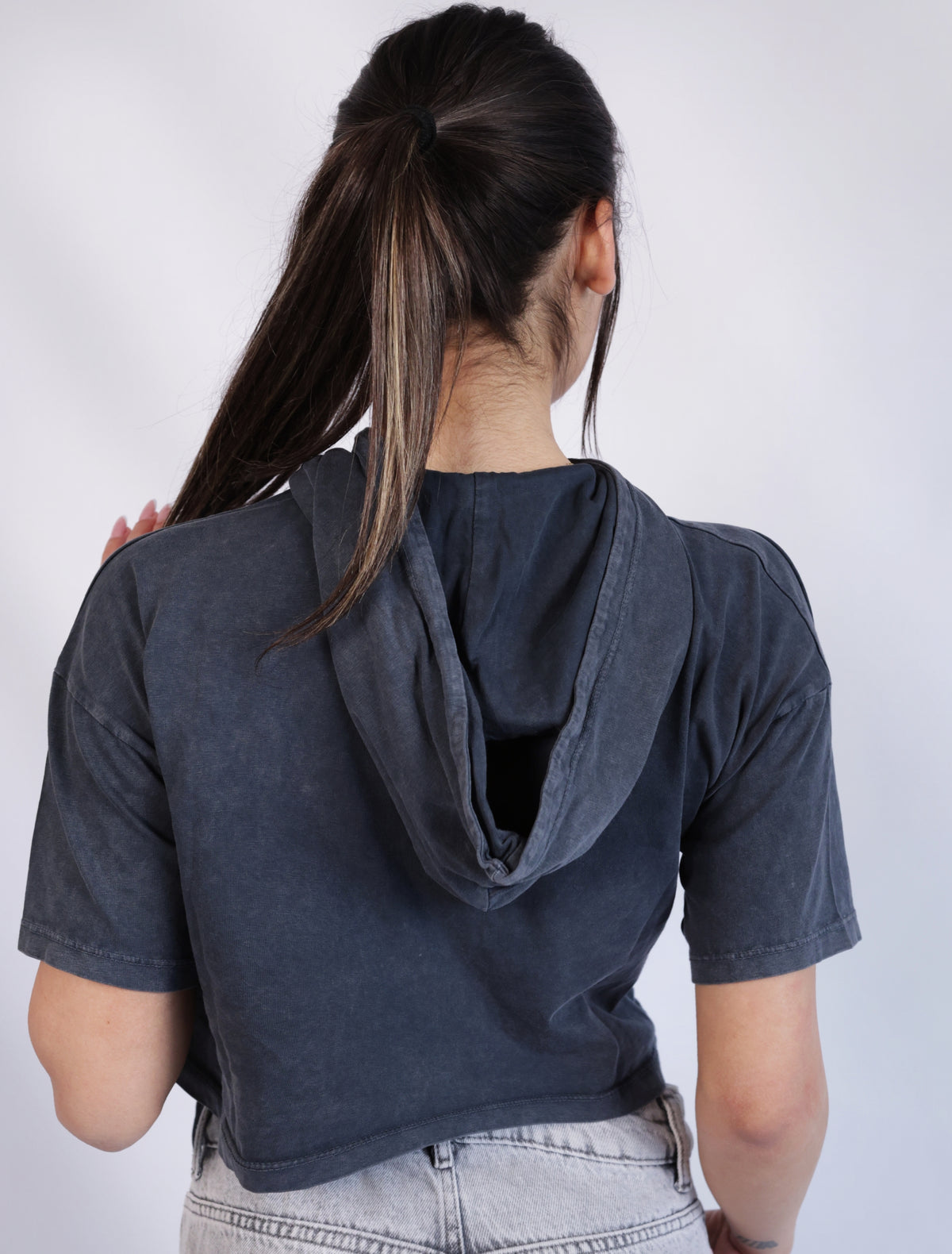 Streetwear ripped hoodie