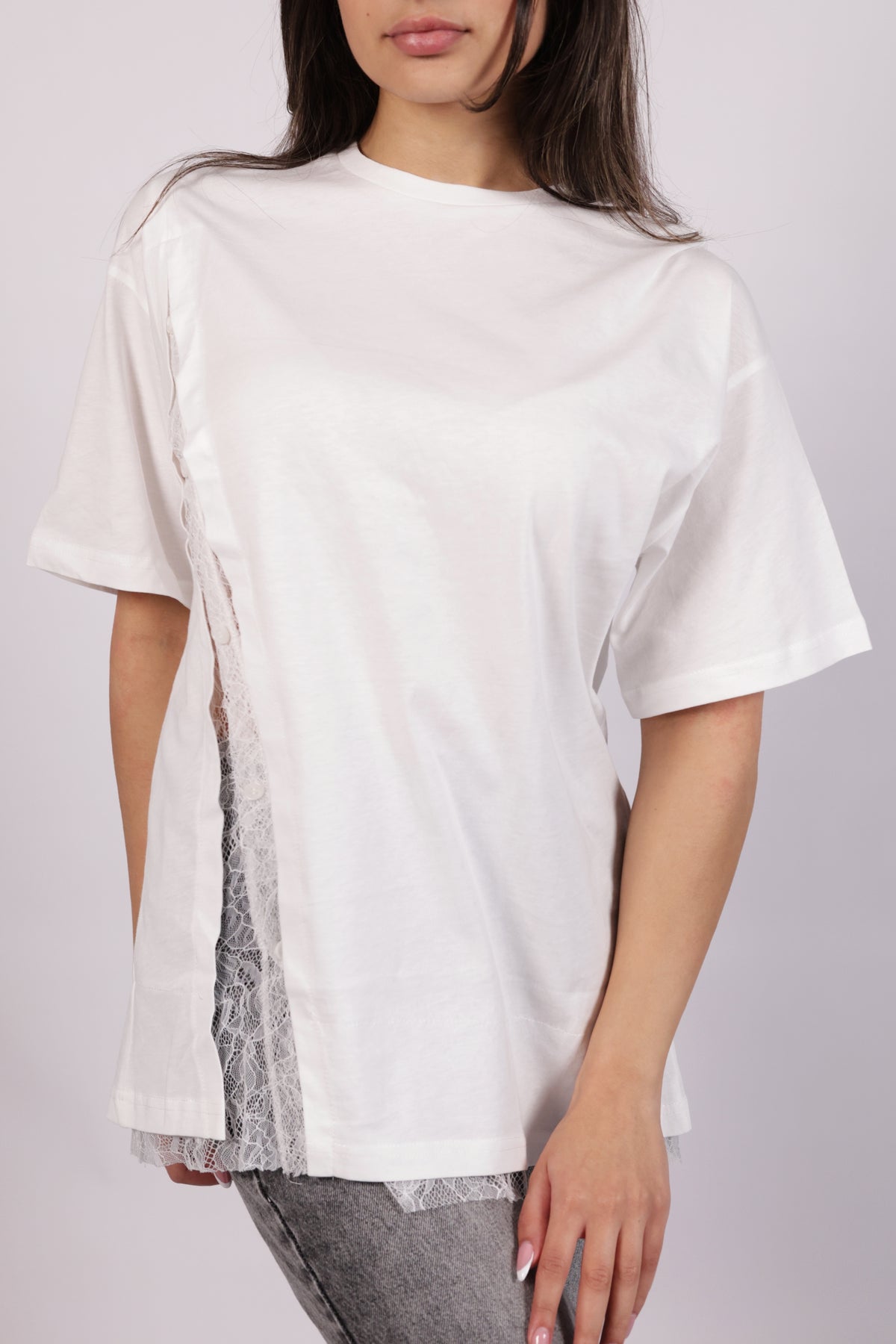 Relaxed T-shirt with side detail