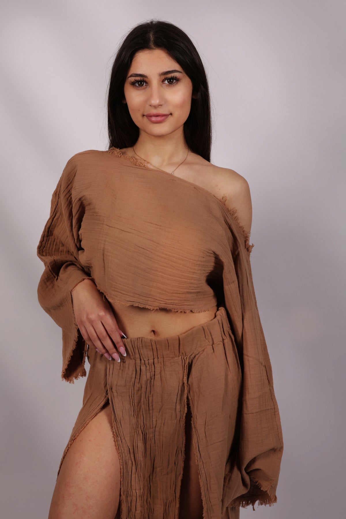 bikini cover up linen set