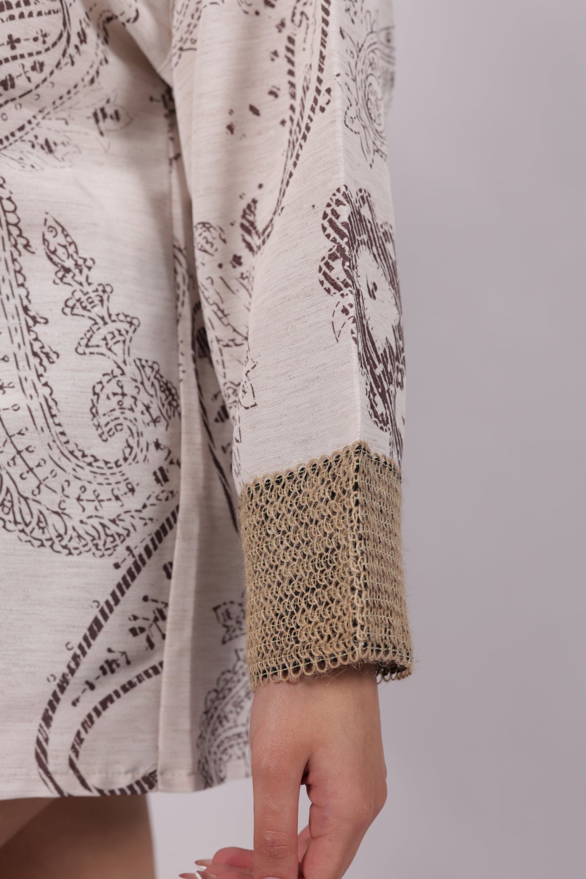 Boho style lay on top
